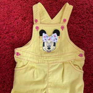 Disney babies yellow overalls